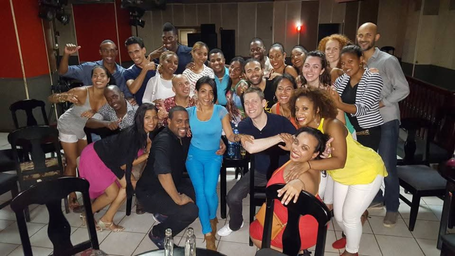 DC Casineros and All Stars dancers together in Santiago de Cuba