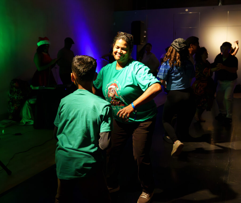 Partners sharing the dance floor at a DC Casineros Cuban Social